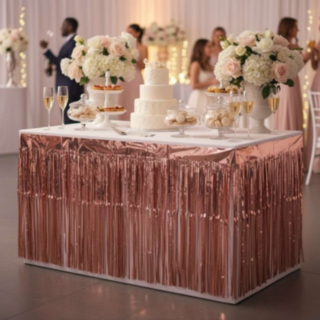 Metallisk Bordskjol Roséguld
