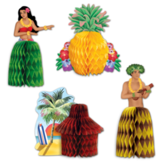 Luau Bordsdekorationer