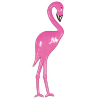 Plastflamingo Dekoration