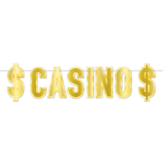 Casino Banderoll Guld