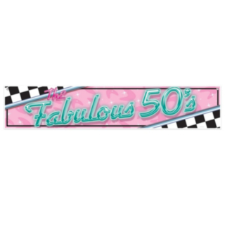 50-tal Rock'n'Roll Banderoll
