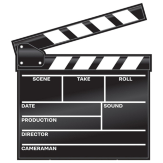 Hollywood Klappträ Dekoration