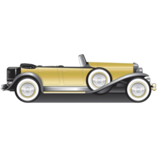 20-tal Roadster Gangsterbil Dekoration