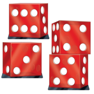 Casino Tärning Dekorationer