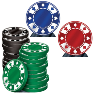 Casino Pokermarker Dekorationer