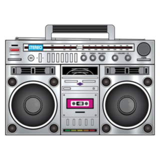 Boomblaster Dekoration
