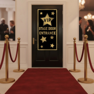 VIP Stage Door Dörrdekal