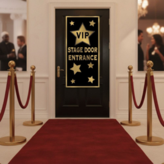 VIP Stage Door Dörrdekal