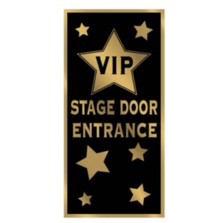 VIP Stage Door Dörrdekal