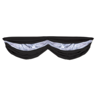 Tygbanner Svart/Silver