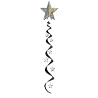 Spiral Stjärna Silver