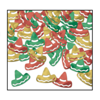 Sombreros konfetti