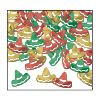 Sombreros konfetti