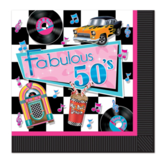 Rock 50-talsservetter