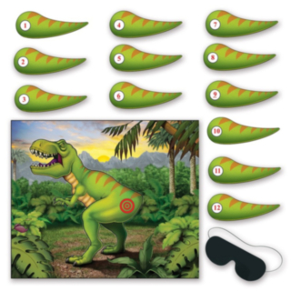 Sätt Svansen På Dinosaurien Spel