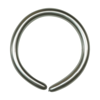 Premium Figurballonger Chrome Silver