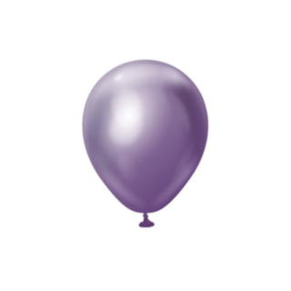 Premium Mini Latexballonger Chrome Lila