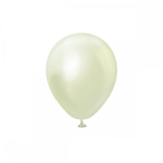Premium Mini Latexballonger Chrome Green Gold
