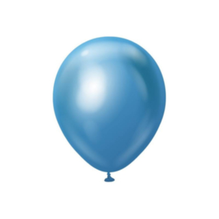Premium Latexballonger Chrome Blå