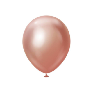 Premium Latexballonger Chrome Roséguld