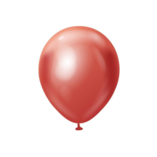 Premium Latexballonger Chrome Röd