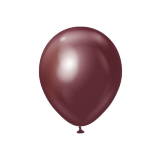 Premium Latexballonger Chrome Burgundy