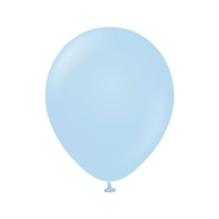 Premium Medium Latexballonger Macaron Blue