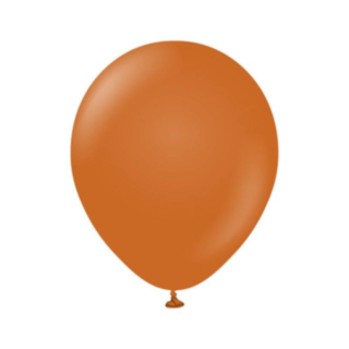 Premium Mellanstora Latexballonger Rust Orange