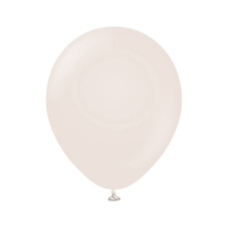 Premium Mellanstora Latexballonger White Sand