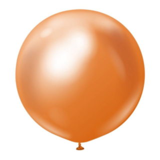 Premium Gigantiska Latexballonger Chrome Koppar