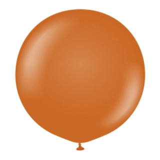 Premium Gigantiska Latexballonger Rust Orange