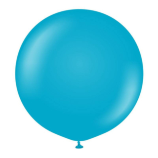 Premium Gigantiska Latexballonger Blue Glass