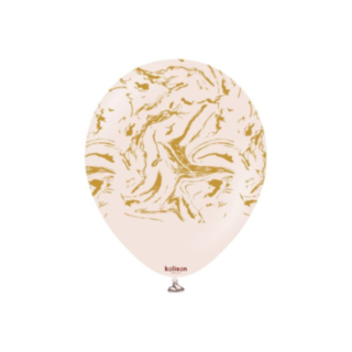 Premium Latexballonger Space Nebula Ljusrosa/Guld