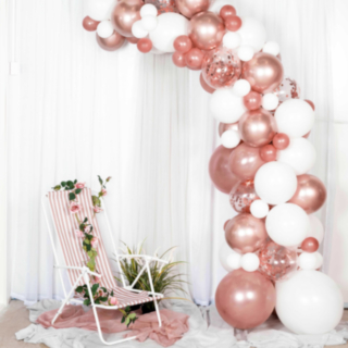 Deluxe Ballongbåge DIY Krom Roséguld
