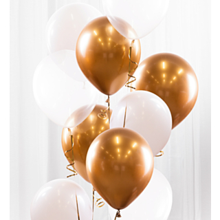 Ballongbukett Guld