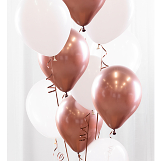 Ballongbukett Roséguld