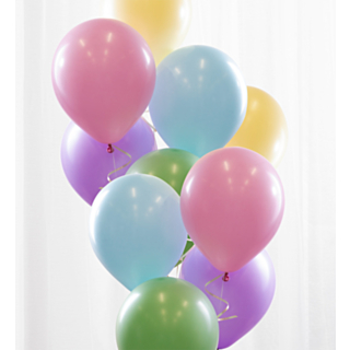 Ballongbukett Pastell