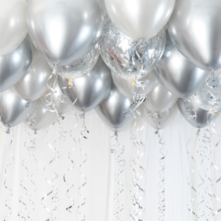 Ballongtak Silverkrom