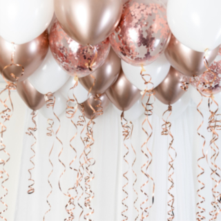 Ballongtak Roséguld