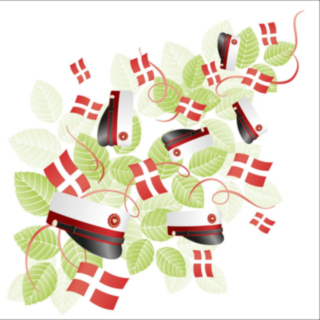 Lyxiga Studentservetter Röd