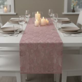 Sizo Rose Bordslöpare Pale Pink