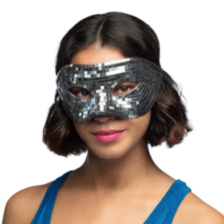 Disco Ögonmask Silver