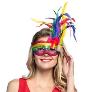 Maskerad Ögonmask Regnbåge