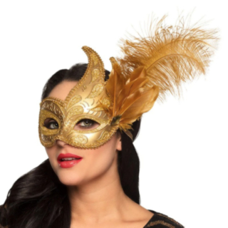 Maskerad Ögonmask Guld