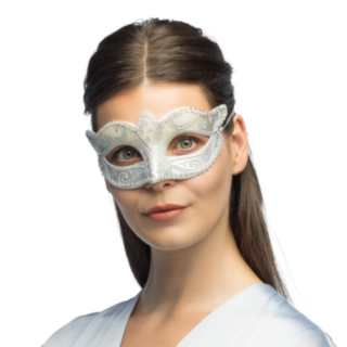 Venetiansk Ögonmask Silver