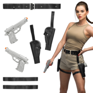 Lara Croft Leksakspistoler & Hölster Set