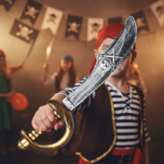 Piratsvärd Guld/Silver