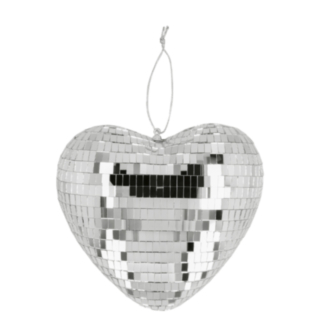 Hjärta Discokula Silver