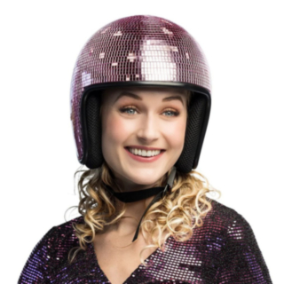 Discohjälm Roséguld