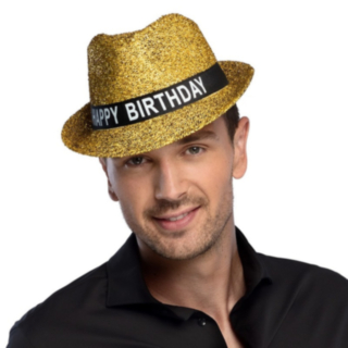 Happy Birthday Fedora Guld